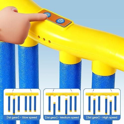 asfanst Reflective Drop Stick Challenge Game, Hand Eye Coordination Reflex Training Toy, 3 Adjustable Speed Modes, Catching Sticks Game for All Ages (Yellow) thumbnail 8