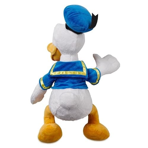 Disney Store Official Donald Duck Medium Soft Toy for Kids, Cuddly Character with Fuzzy Texture and Embroidered Details, Disney Plushy Suitable for All Ages. thumbnail 4