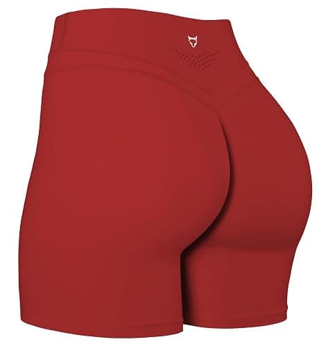 TomTiger Yoga Shorts for Women Tummy Control High Waist Biker Shorts Exercise Workout Curve Lifting Tights Short Pants - Image 1