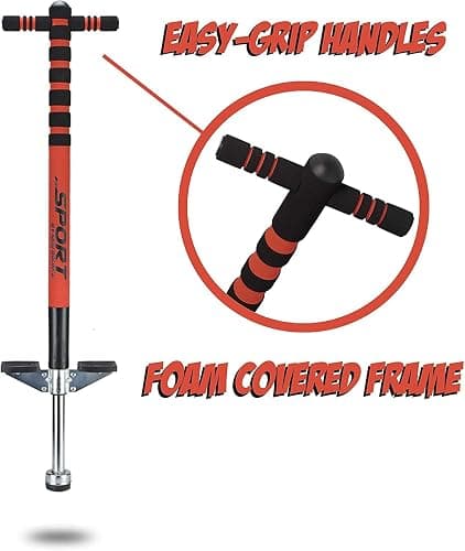 New Bounce Pogo Stick for Kids - Pogo Sticks, 40 to 80 Lbs - Sport Edition, Quality, Easy Grip, PogoStick for Hours of Wholesome Fun thumbnail 4