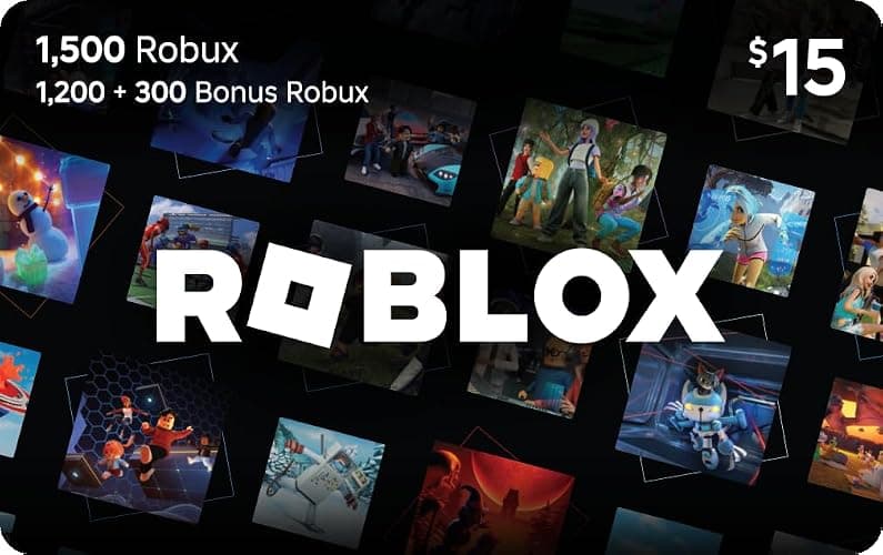 Roblox Digital Gift Card - 1,500 Robux [Includes Exclusive Virtual Item] [Digital Code] - Image 1