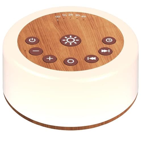 ColourNoise Sound Machine White Noise Machine 12 Colors Night Lights Brown Noise Machine with 30 Soothing Sounds Sleep Sound Machine with 5 Timers Portable for Home Travel and Office - Image 1