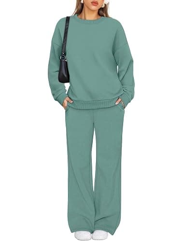 XIEERDUO Sweatsuits Women 2 Piece Outfit Matching Lounge Sets Fall Outfits 2025 Fashion Clothing Crewneck Track Suits thumbnail 2