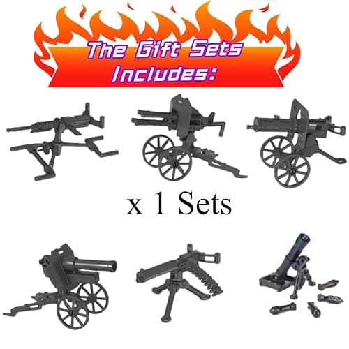 XAPUNK WW2 Military Minifigures Toys for Kids, Army Men War 2 Soldier Action Figures Set, Army Battle WW2 Playset with Weapons, Christmas Birthday Military Toy Gifts for Kids thumbnail 3