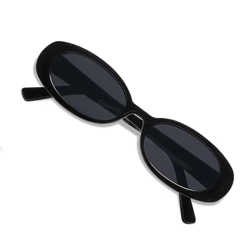 VANLINKER Polarized Retro Oval Sunglasses for Women and Men Small 90s Style VL9580 - Image 1