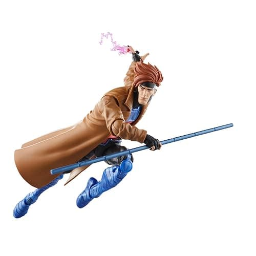 Marvel Legends Series Gambit, X-Men ‘97 Collectible 6-Inch Action Figures | Marvel Legends Retro 6 Inch Action Figure X-Men '97 Wave 1 - Gambit Reissue thumbnail 6