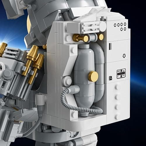 NETEHU Space Astronaut Building Block Toy, Ideal Gift for 6-14 Year Old Children, 880 Pieces Mini Bricks for Adult, Space Astronaut Building Block Sets thumbnail 9