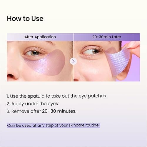 BIODANCE Caviar PDRN Eye Patches, Nourishing Under Eye Patches for Dark Circles, Depuffing Eye Mask for Puffy & Tired Eyes, Travel Essentials & Self Care Gifts for Women, Korean Skin Care (60 Count) thumbnail 7