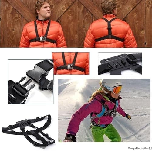 ACUVAR Chest Mount Strap Harness Chesty Body Mount Compatible with GoPro Hero 12, 11, 10, 9, 8, 7, 6, 5, 4, Session, 3+, 3, 2, 1, Max, Hero (2018), AKASO, DJI Osmo Action Cameras Microfiber Cloth thumbnail 8
