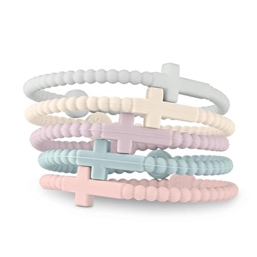 Ryan & Rose Jesus Bracelets - Cross Silicone Bracelet - Dreamy - Small - Image 1
