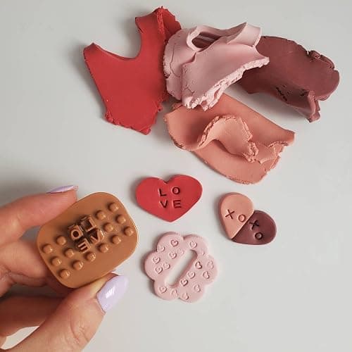 100 pcs Polymer Clay Letter Stamp, Mini Alphabet Number Letter Stamp, Cookie, Fondant, Polymer Clay Decorating Tool, DIY Craft Making Tool thumbnail 3