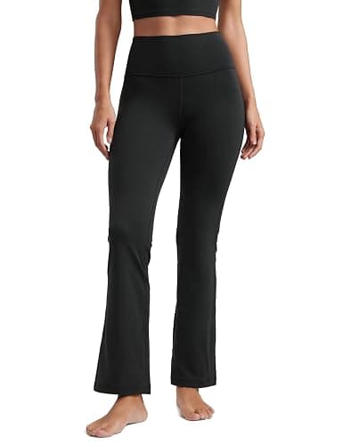 CRZ YOGA Butterluxe Flare Leggings 29"/30.5"/32"/33.5" - High Waist Bootcut Wide Leg Lounge Womens Yoga Pants with Pocket - Image 1