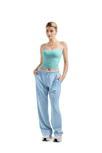 SUUKSESS Women Double Line Square Neck Tank Top Summer Y2K Going Out Basic Cami Shirt thumbnail 5