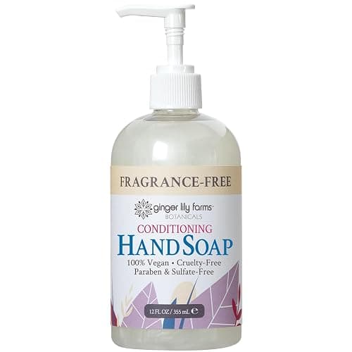 Ginger Lily Farms Botanicals All-Purpose Liquid Hand Soap, 100% Vegan & Cruelty-Free, Fragrance-Free, 12 fl oz - Image 1
