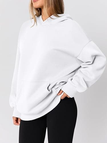 AUTOMET Womens Oversized Hoodies Fleece Trendy Sweatshirts Fall Fashion 2025 Pullover Winter Clothing Outfits thumbnail 3