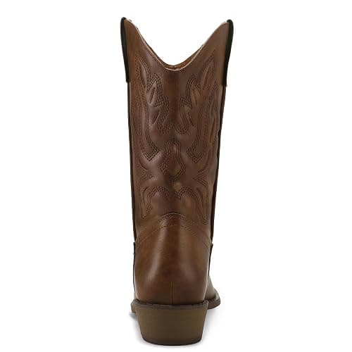 mysoft Women's Western Cowboy Boots Embroidered Mid-Calf Pointed Toe Cowgirl Boot thumbnail 5