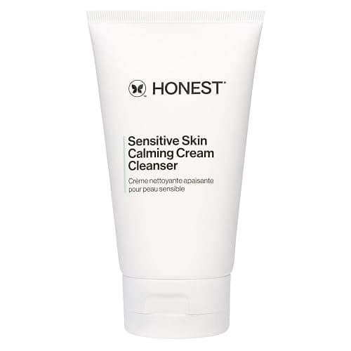 Honest Beauty Sensitive Skin Calming Cream Cleanser | Gently Cleanses, Hydrates, + Calms Skin | Hypoallergenic, Fragrance Free, Vegan | 4 fl oz thumbnail 11