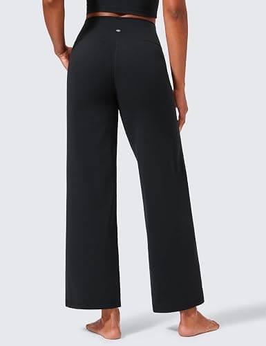 CRZ YOGA Butterlift Wide Leg Pants Pockets 29"/31"/33" - High Waisted Yoga Lounge Buttery Soft Comfy Casual Womens thumbnail 2
