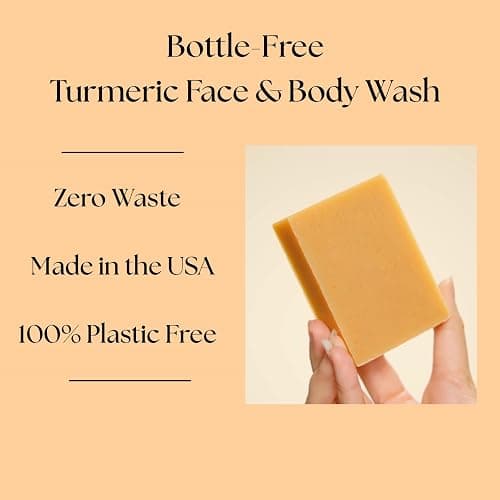 Aspen Kay Naturals Turmeric Soap for Face & Body - made with Organic Shea Butter, Chamomile & Calendula - Gentle Turmeric Face Wash, All Skin Types, Made in USA (2 pack) thumbnail 6
