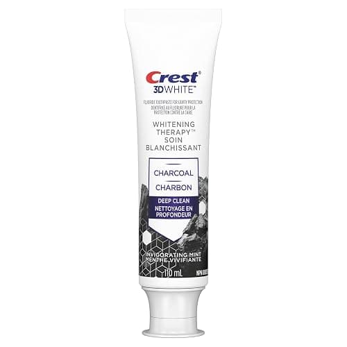 Crest 3D White Charcoal Toothpaste, Whitening Therapy Deep Clean 110mL, Packaging may vary thumbnail 13