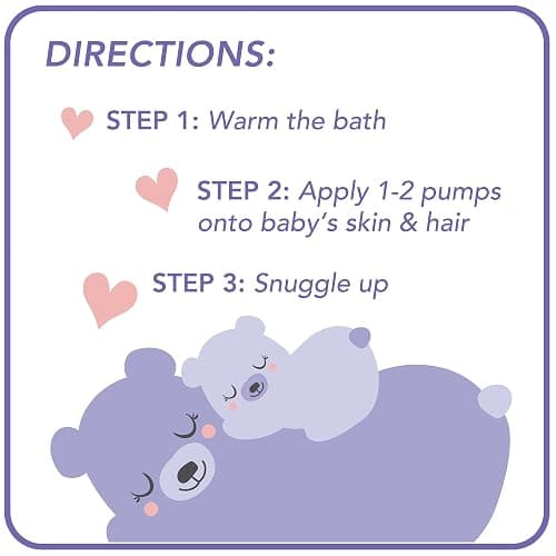 Jergens Baby Calming Head-to-Toe Foaming Wash & Shampoo, 18 Fl Oz | Tear-Free Formula, Shea & Lavender Oils, Rich Foam, Gentle Cleansing, Dermatologist Tested thumbnail 8