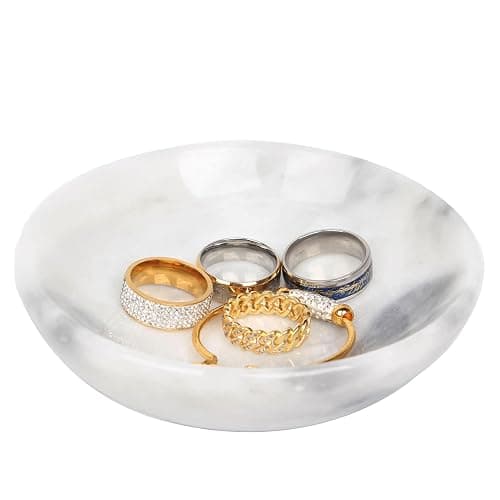 CM CHIC MONDAY Marble Jewelry Dish - Rings Holder - Image 1