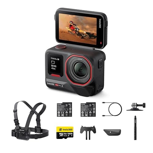 Insta360 Ace Pro 2 Winter Bundle Dual Battery - 8K Waterproof Action Camera Co-Engineered with Leica, 1/1.3" Sensor, Dual AI Chip, Leading Low Light, Superior Audio, Flip Screen & AI Editing for Vlogs - Image 1