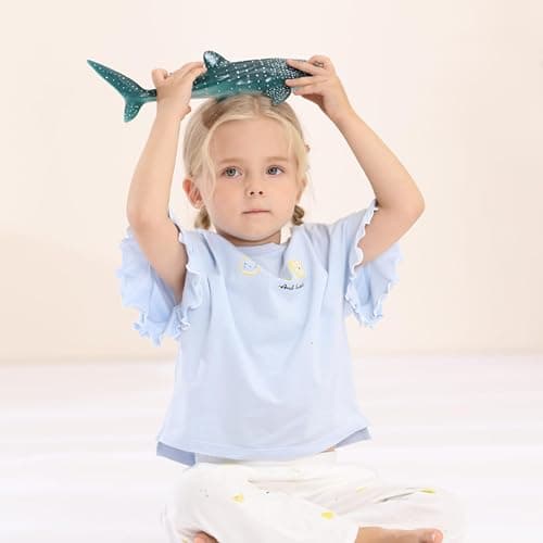 Gemini&Genius Sea Animal Whale Shark Action Figure Wild Model Toy Soft Rubber Realistic Ocean Educational and Role Play Toys for Kids thumbnail 4