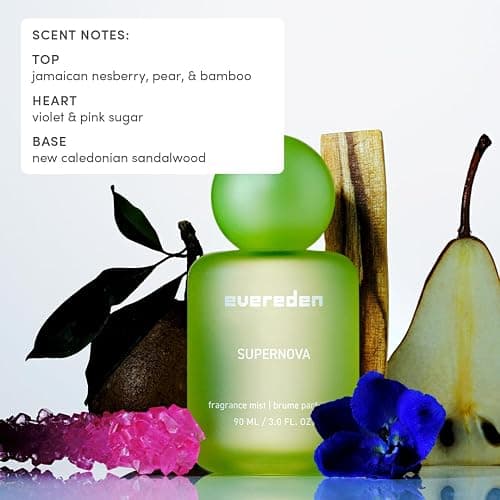 Evereden Fragrance Hair and Body Mist - Supernova: Clean and Vegan Collectible Hair and Body Spray for Teen Girls - Amplify Your Self Expression with Iconic Scents in Aesthetic Bottles thumbnail 6