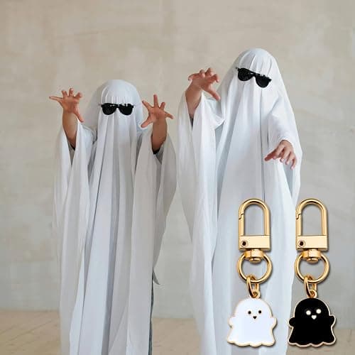 Funny Halloween Gifts Ghost Keychain Boo Basket Stuffers for Teens Girls | Birthday Gifts for Friends Spooky Gift for Adults BFF Bestie Spooky Christmas Gift for Women Cute Boo Basket thumbnail 7