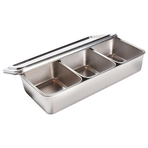 Smart Sushi Chef Mise en Place Containers Set, Stainless Steel Containers With Lids for Spices, Seasonings & Ingredients, Stainless Steel Box Meal Prep Containers for Chefs, Available in 2–6 Packs (2) - Image 1