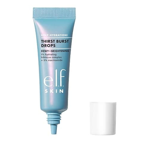 e.l.f. SKIN Holy Hydration! Thirst Burst Drops Mini, Serum For An Instant Radiant Complexion, Made With Hyaluronic Acid, Vegan & Cruelty-Free - Image 1