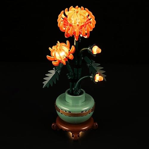 LIGHTAILING Light for Lego-10368 Chrysanthemum - Led Lighting Kit Compatible with Lego Building Blocks Model - NOT Included The Model Set thumbnail 3