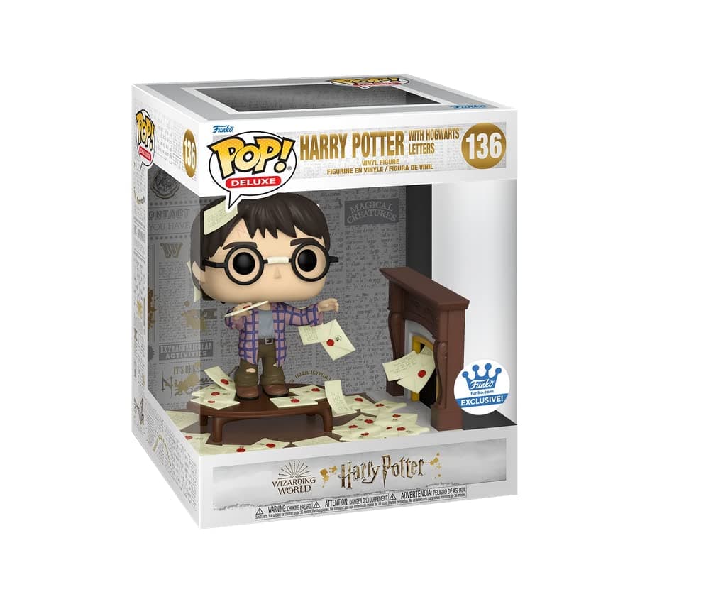 Harry Potter Funko POP Deluxe Vinyl Figure | Harry Potter with Hogwarts Letters - Image 1