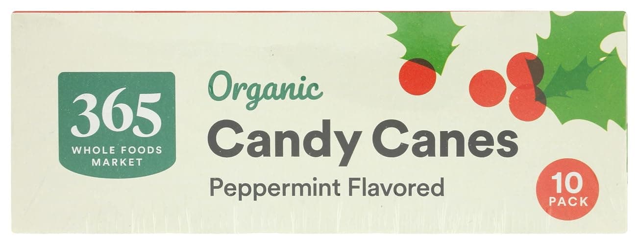 365 by Whole Foods Market, Organic Candy Canes 10 Count, 5 Ounce (Pack of 2) thumbnail 4
