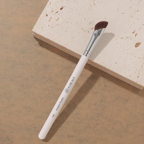 Albeaut Eyeshadow Brush, Angled Nose Contour Brow Bone Highlight Makeup Brush (190 angled shader) thumbnail 6