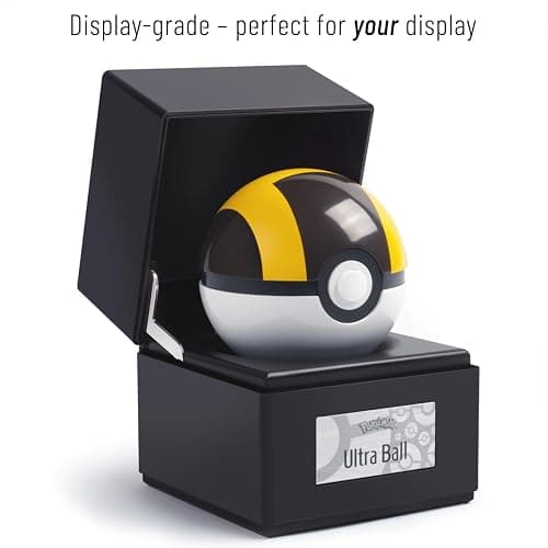 The Wand Company Original Poké Ball Authentic Replica - Realistic, Electronic, Die-Cast Poké Ball with Display Case Light Features – Officially Licensed by Pokémon thumbnail 3