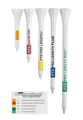 PrideSports PTS Wood Golf Tees | 75 Count, 3-1/4 Inch | #1 Wood Tee on Tour | Best for Drivers & Woods thumbnail 6