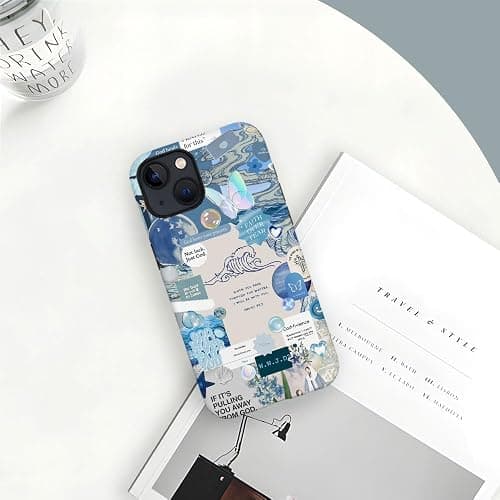 Case for iPhone 14 - Slim Fit Anti-Scratch Phone Case for Girl Women - Bible Verse Christian Faith Collage (Frosted) thumbnail 7