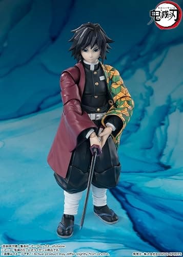 TAMASHII NATIONS - Demon Slayer: Kimetsu no Yaiba - Giyu Tomioka S.H.Figuarts Action Figure thumbnail 5