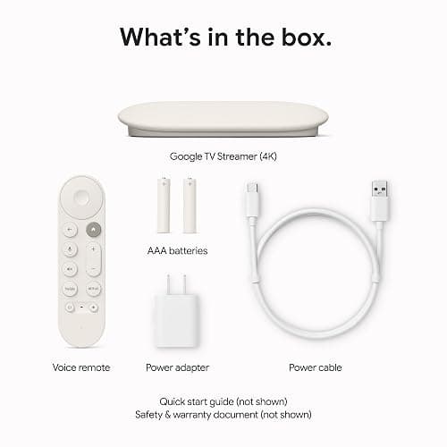 Google TV Streamer 4K - Fast Streaming Entertainment on Your TV with Voice Search Remote - Watch Movies, Shows, Live TV, and Netflix in 4K HDR - Smart Home Control - 32 GB of Storage - Porcelain thumbnail 10