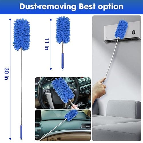 Viewsun Car Cleaning Kit, Car Interior Detailing Kit with High Power Handheld Vacuum Cordless Rechargeable, Detailing Brush Set, Windshield Cleaner, Complete Auto Accessories for Men, Women Gift thumbnail 7