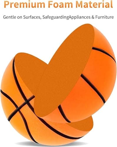 Silent Basketball-Size 7 (29.5") Upgrade Dribble Dream Silent Basketball, Foam Indoor Training Ball for Various Indoor Activities thumbnail 6