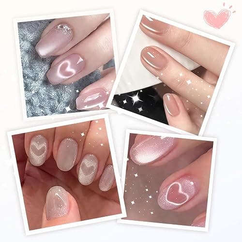 Magnet Set for Cat Eye Gel Polish, 2026 New Cat Eye Magnet Set, Multi-Function Magnets for Cateye Nail Design, Portable Nail Art Tool for DIY, Nails Art Magnets for Beginners (7 PCS Magnet Set) thumbnail 9