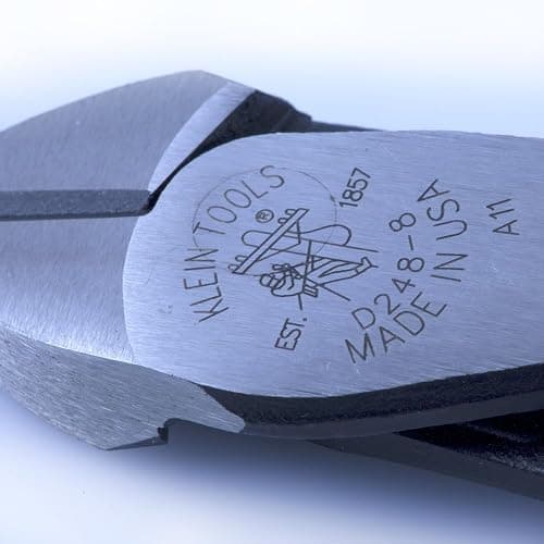 Klein Tools D248-8 Pliers, Diagol Cutting Multi-Purpose Pliers with Angled Head, High-Leverage Design, and Short Jaw, 8-Inch thumbnail 7