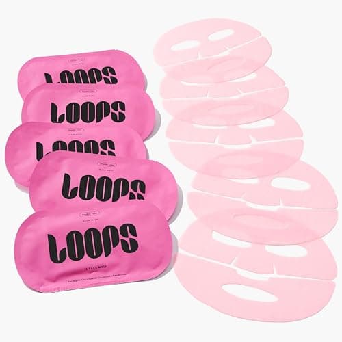 LOOPS DOUBLE TAKE - Glow Hydrogel Korean Face Mask - Calms & Soothes Skin’s Surface - Helps Refine Pores Glowing and Luminous - For All Skin Types - 5 pc thumbnail 2