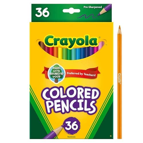 Crayola Colored Pencils (36ct), Kids Pencils Set, Arts & Crafts Supplies, Coloring Book Pencils, Gifts for Kids & Toddlers, Ages 3+ - 36 Count (Pack of 1) - Pencils thumbnail 2