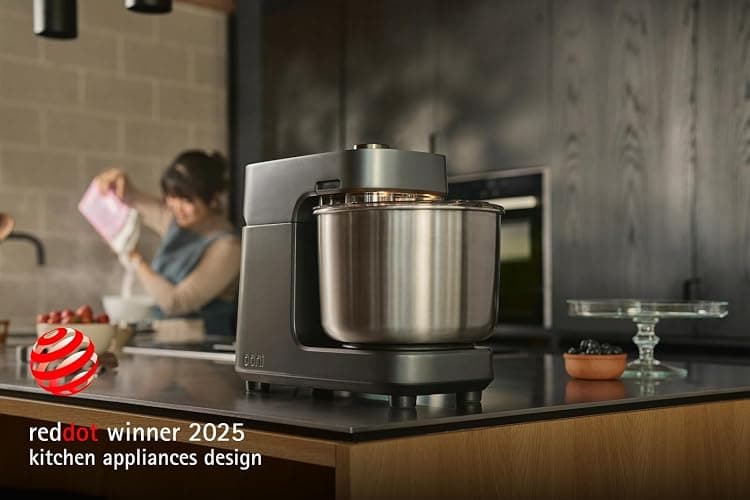 Ooni Halo Pro Spiral Mixer - Dough Stand Mixer with Attachments, 7.3 Quart Capacity and 58 Speed Settings - Charcoal Grey thumbnail 2