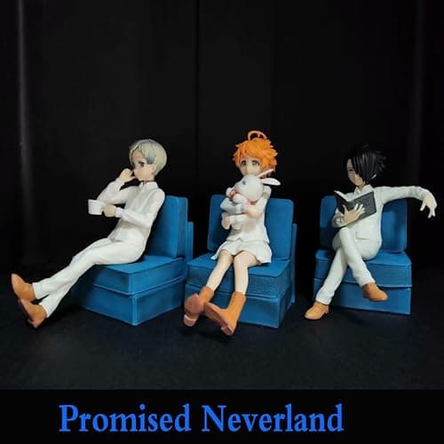 KPOP Anime Figure,Ray-Norman-Emma Figure Anime Figure Cute Cartoon Action Figures Desktop Ornaments thumbnail 3