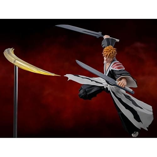 TAMASHII NATIONS - Bleach: Thousand-Year Blood War - Ichigo Kurosaki -Dual Zangetsu-, Bandai Spirits S.H.Figuarts Action Figure thumbnail 3